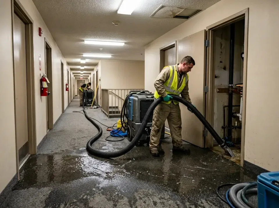 multi-unit-apartment-hallway-f-005 — frequently asked questions, Emergency Burst Pipe Water Extraction & Removal in Morton G…